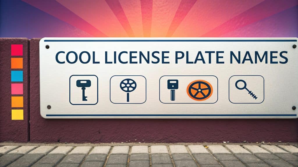Cool License Plate Names