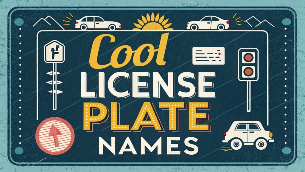 Cool License Plate Names