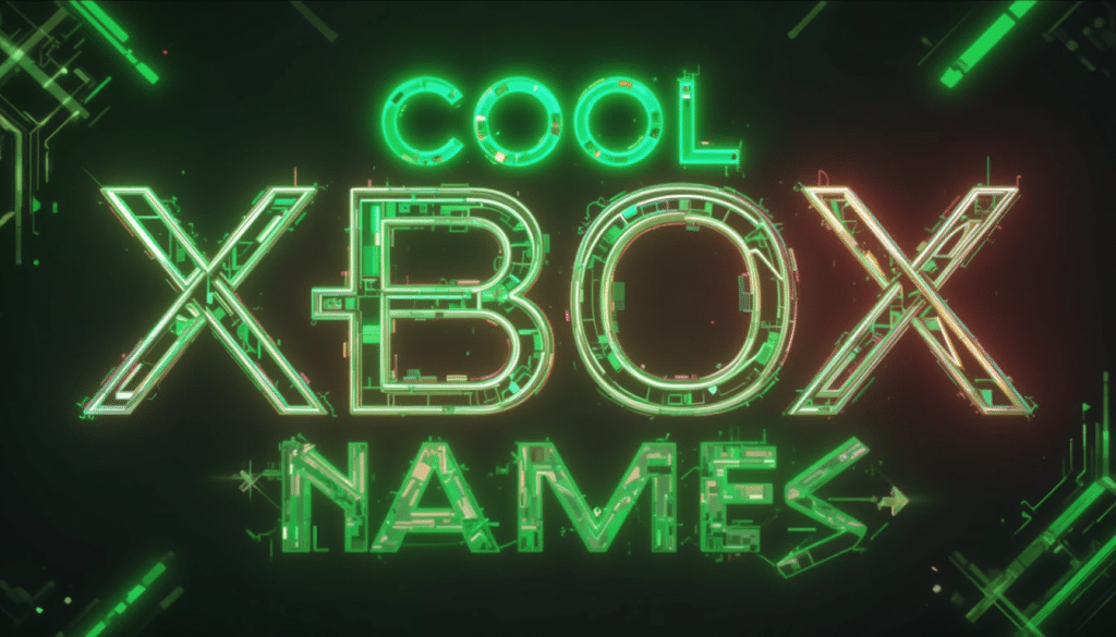 Cool Xbox Names
