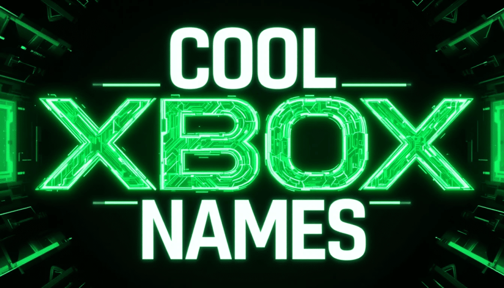 Cool Xbox Names