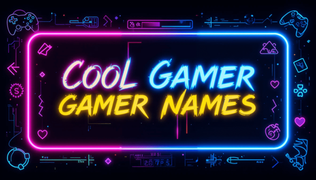 Cool Gamer Names